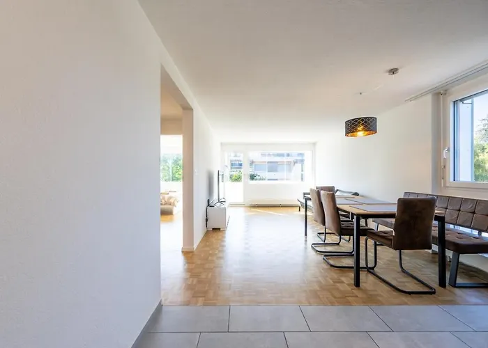 Bright In Thun, 50m To Free Parking Lägenhet *